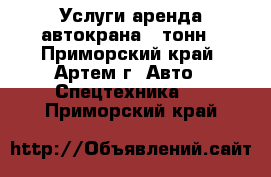 Услуги аренда автокрана 5 тонн - Приморский край, Артем г. Авто » Спецтехника   . Приморский край